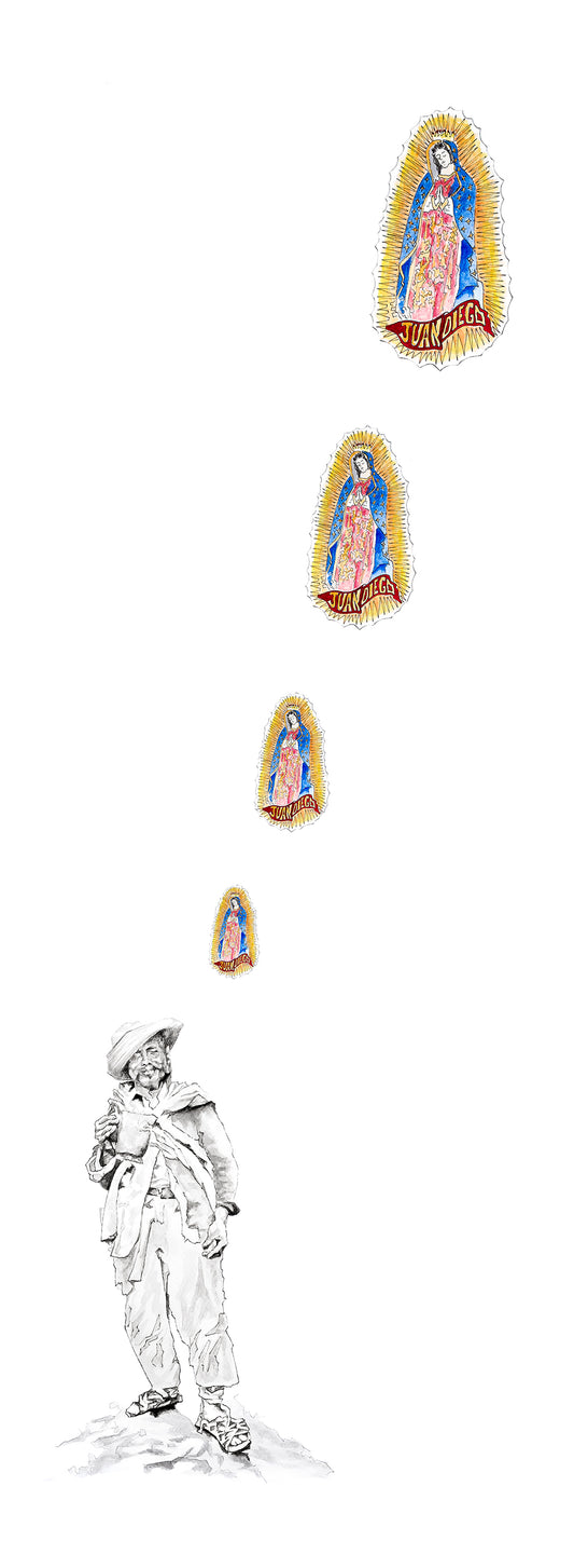 JUAN DIEGO ANTES DE VER A GUADALUPE
